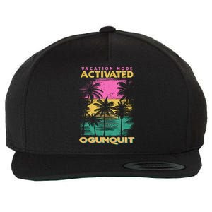 Maine Vacation Mode Activated Ogunquit Gift Wool Snapback Cap