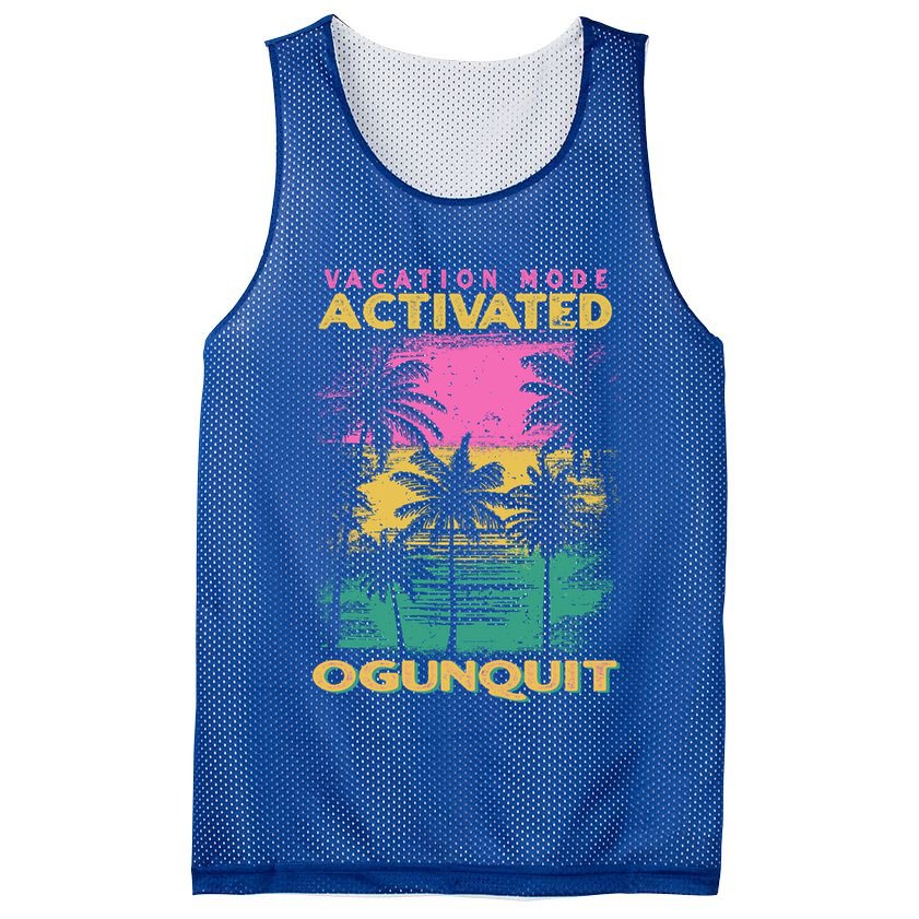 Maine Vacation Mode Activated Ogunquit Gift Mesh Reversible Basketball Jersey Tank