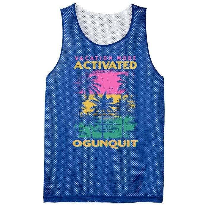 Maine Vacation Mode Activated Ogunquit Gift Mesh Reversible Basketball Jersey Tank