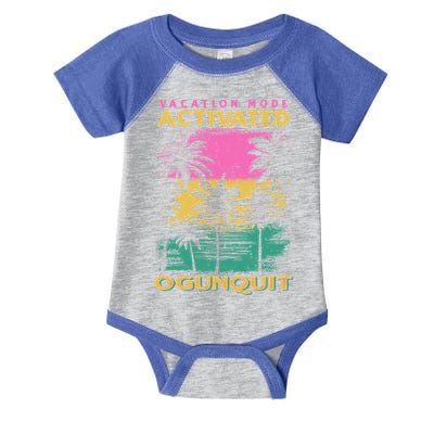 Maine Vacation Mode Activated Ogunquit Gift Infant Baby Jersey Bodysuit