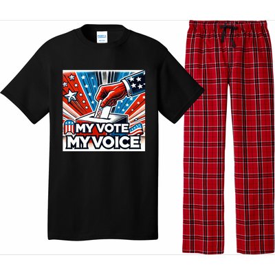 My Vote My Choice Us Elections American Flag Pajama Set