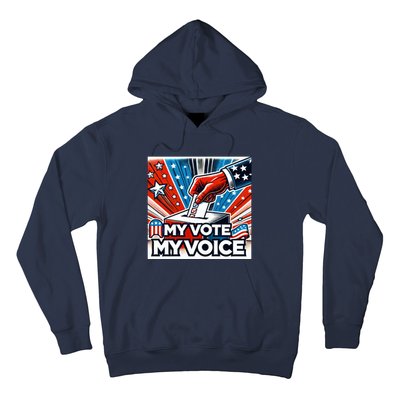 My Vote My Choice Us Elections American Flag Hoodie