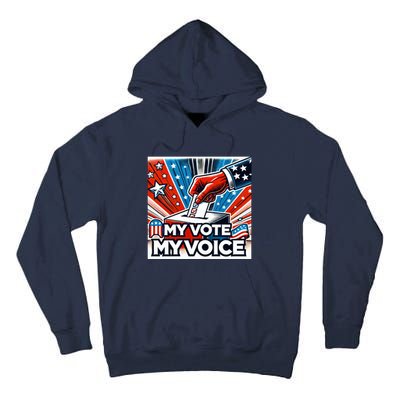 My Vote My Choice Us Elections American Flag Tall Hoodie