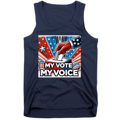 My Vote My Choice Us Elections American Flag Tank Top