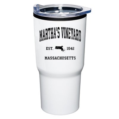 Marthas Vineyard Massachusetts Ma Vintage Established Athletic Tumbler