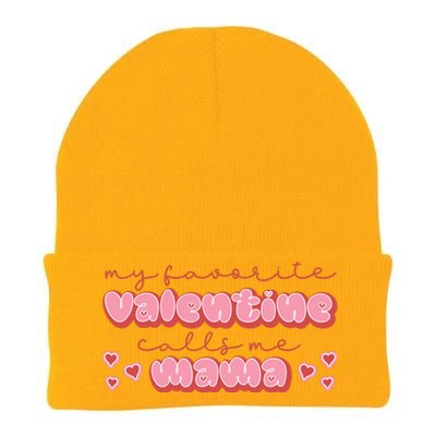 Mama Valentine's My Favorite Valentine Knit Cap Winter Beanie