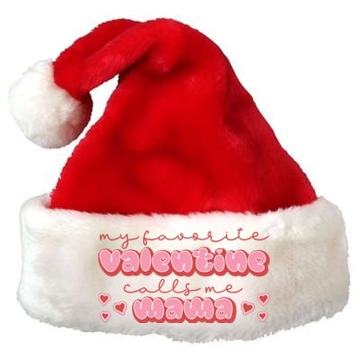 Mama Valentine's My Favorite Valentine Premium Christmas Santa Hat