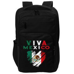 Mexican Viva Mexico Independence Day Flag Kids Impact Tech Backpack