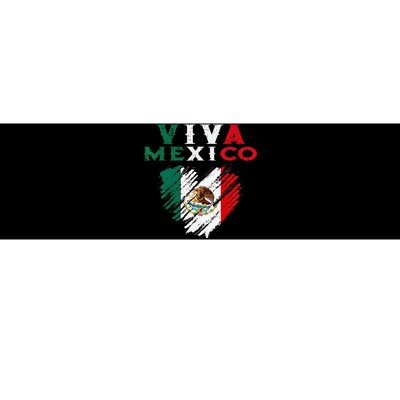 Mexican Viva Mexico Independence Day Flag Kids Bumper Sticker