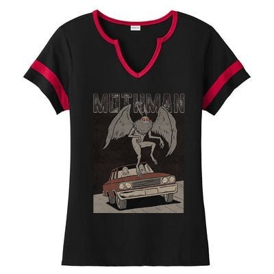 Mothman Vintage Ladies Halftime Notch Neck Tee