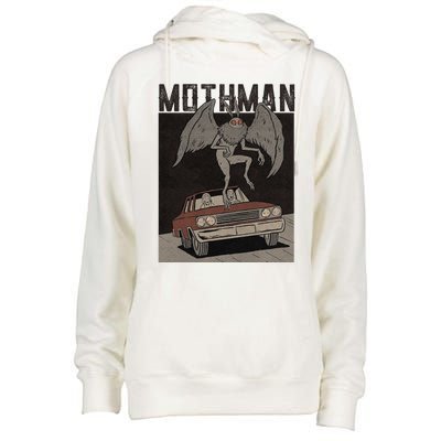 Mothman Vintage Womens Funnel Neck Pullover Hood