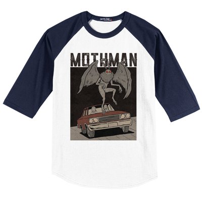 Mothman Vintage Baseball Sleeve Shirt