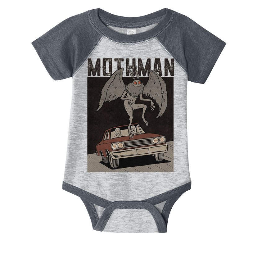 Mothman Vintage Infant Baby Jersey Bodysuit
