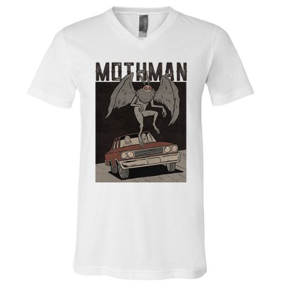 Mothman Vintage V-Neck T-Shirt