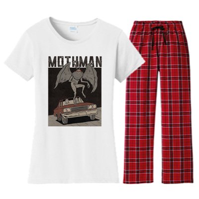 Mothman Vintage Women's Flannel Pajama Set