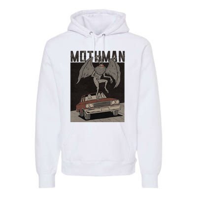 Mothman Vintage Premium Hoodie