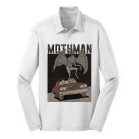 Mothman Vintage Silk Touch Performance Long Sleeve Polo