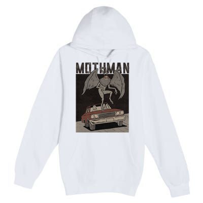 Mothman Vintage Premium Pullover Hoodie