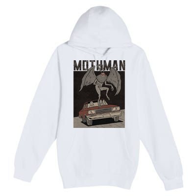 Mothman Vintage Premium Pullover Hoodie