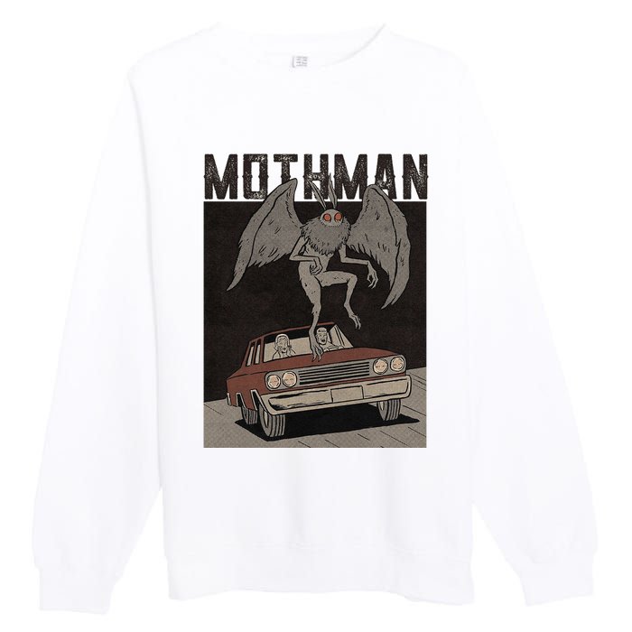 Mothman Vintage Premium Crewneck Sweatshirt