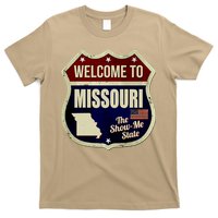 Missouri Vintage Metal Road Sign Logo T-Shirt
