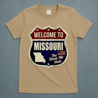 Missouri Vintage Metal Road Sign Logo T-Shirt