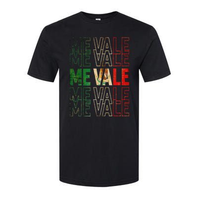 Me Vale Mexican Flag SPANISH SLANG Softstyle CVC T-Shirt