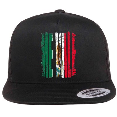 Me Vale Mexican Flag Latino Spanish Slang No Me Importa Flat Bill Trucker Hat