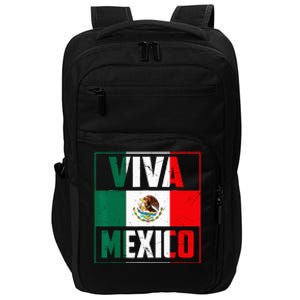 Mexican Viva Mexico Independence Day Flag Impact Tech Backpack