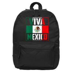 Mexican Viva Mexico Independence Day Flag 16 in Basic Backpack