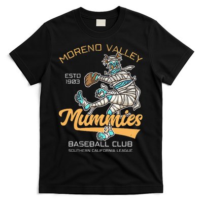 Moreno Valley Mummies Minor League Retro Baseball Team T-Shirt