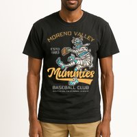 Moreno Valley Mummies Minor League Retro Baseball Team Tall T-Shirt