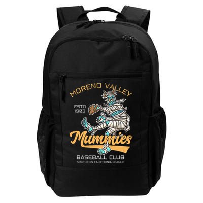 Moreno Valley Mummies Minor League Retro Baseball Team Backpack
