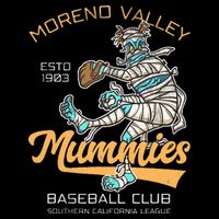 Moreno Valley Mummies Minor League Retro Baseball Team Bucket Hat
