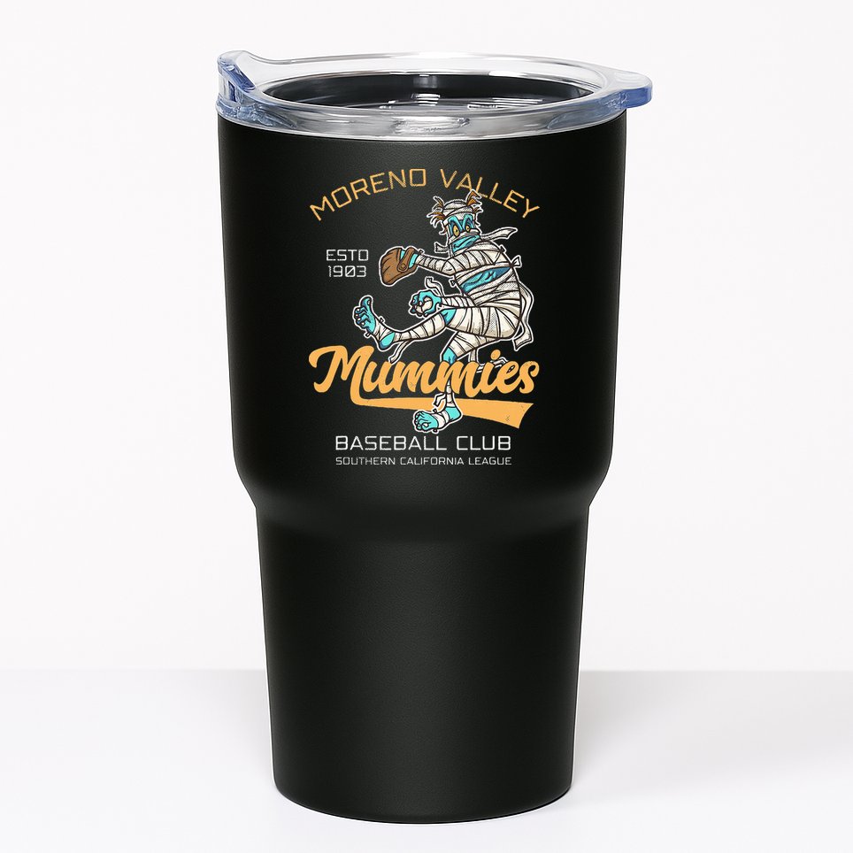Moreno Valley Mummies Minor League Retro Baseball Team Tumbler