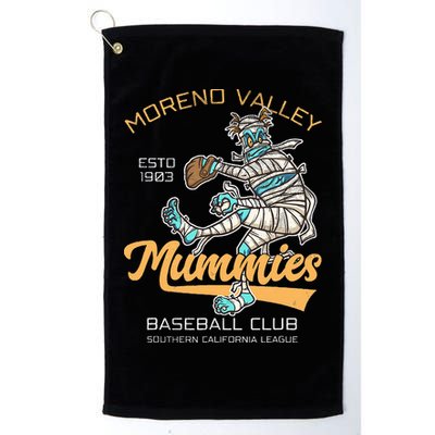 Moreno Valley Mummies Minor League Retro Baseball Team Golf Towel