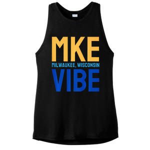 Mke Vibe “Mke Flagship” Premium Ladies PosiCharge Tri-Blend Wicking Tank