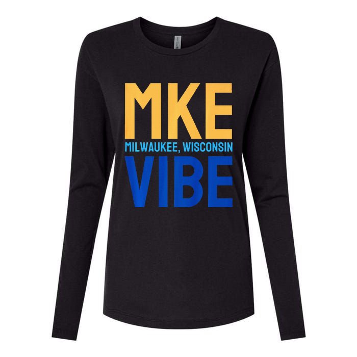 Mke Vibe “Mke Flagship” Premium Womens Cotton Relaxed Long Sleeve T-Shirt