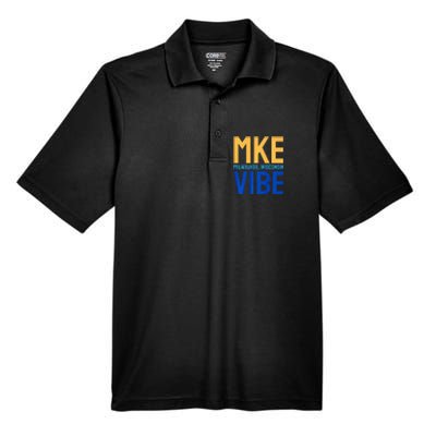 Mke Vibe “Mke Flagship” Premium Men's Origin Performance Piqué Polo