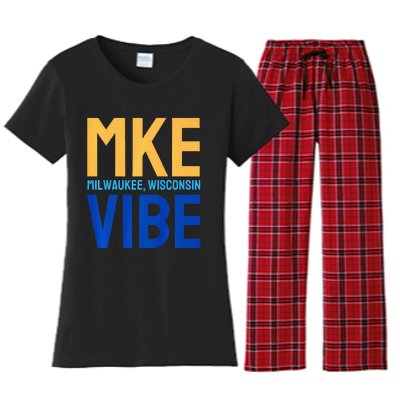 Mke Vibe “Mke Flagship” Premium Women's Flannel Pajama Set