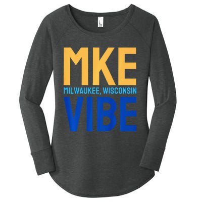 Mke Vibe “Mke Flagship” Premium Women's Perfect Tri Tunic Long Sleeve Shirt