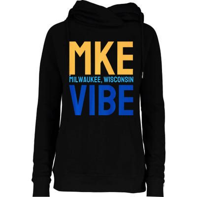 Mke Vibe “Mke Flagship” Premium Womens Funnel Neck Pullover Hood