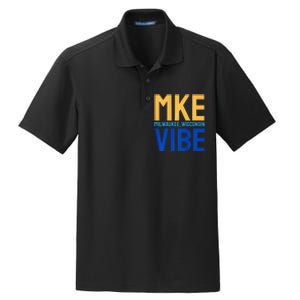 Mke Vibe “Mke Flagship” Premium Dry Zone Grid Polo