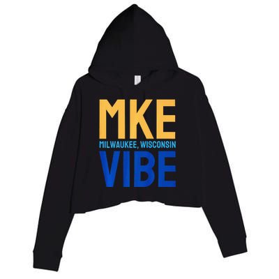 Mke Vibe “Mke Flagship” Premium Crop Fleece Hoodie