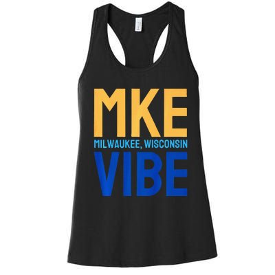 Mke Vibe “Mke Flagship” Premium Women's Racerback Tank