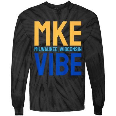 Mke Vibe “Mke Flagship” Premium Tie-Dye Long Sleeve Shirt