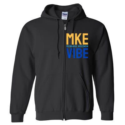 Mke Vibe “Mke Flagship” Premium Full Zip Hoodie