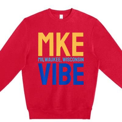 Mke Vibe “Mke Flagship” Premium Premium Crewneck Sweatshirt