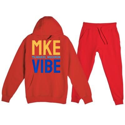 Mke Vibe “Mke Flagship” Premium Premium Hooded Sweatsuit Set