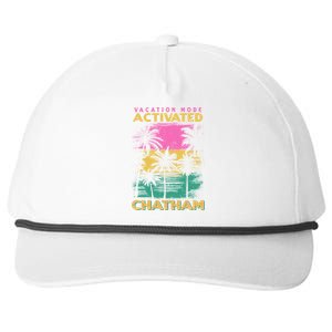 Massachusetts Vacation Mode Activated Chatham Funny Gift Snapback Five-Panel Rope Hat